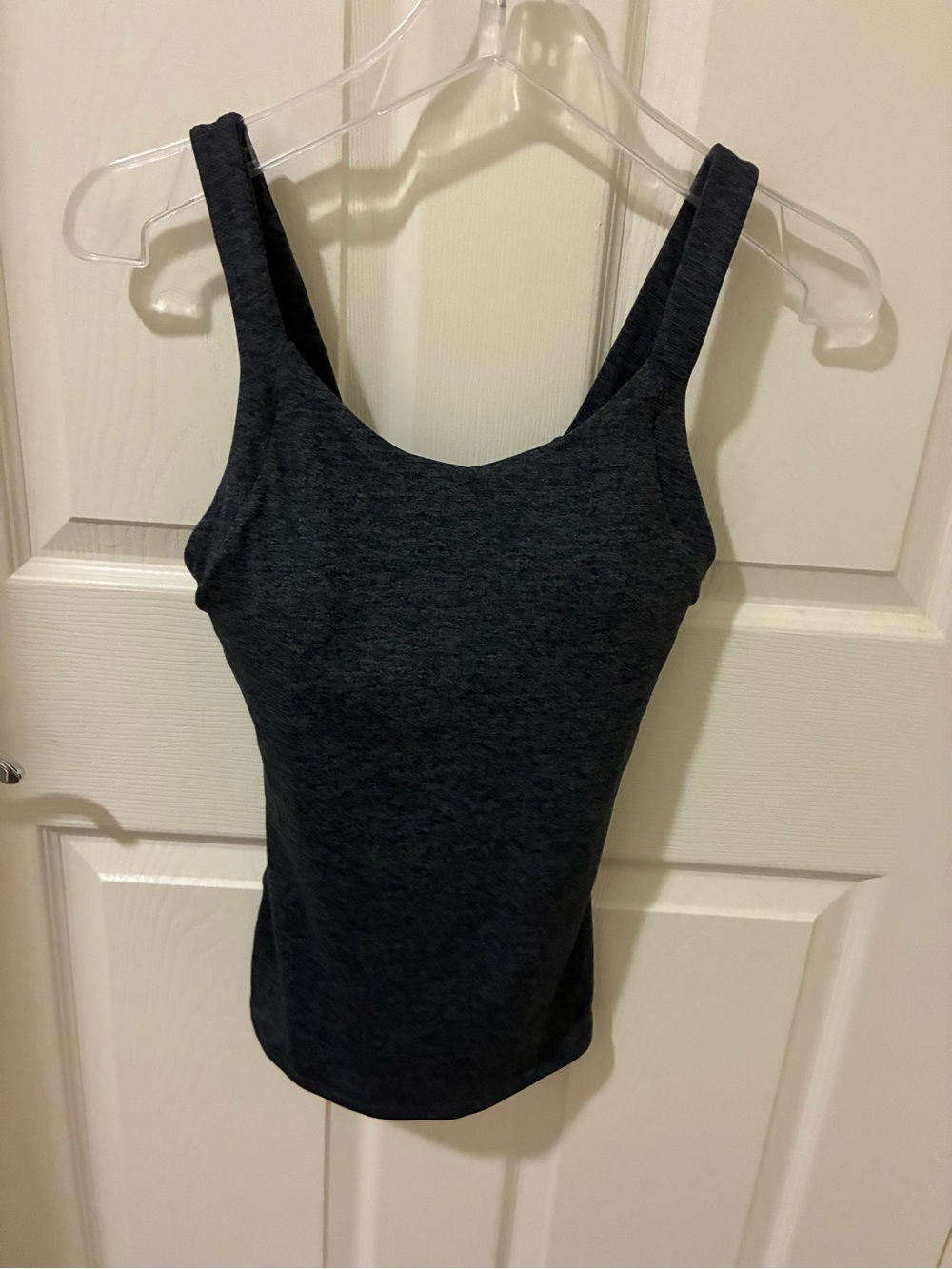 ALO Yoga Charcoal Scoop Neck Tank